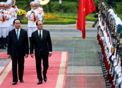 اولین سفر رئیس جمهور فرانسه به ویتنام در 12 سال اخیر