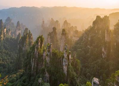 اژدهای 326 متری در پارک ملی ژانگ جیاجی چین منتظر شماست!