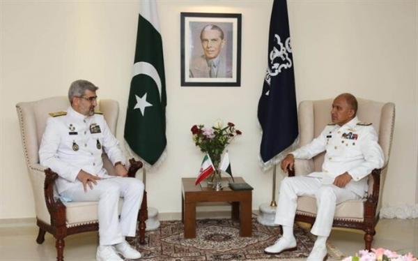 ملاقات امیر دریادار دوم شفقت رودسری با فرمانده نیروی دریایی پاکستان