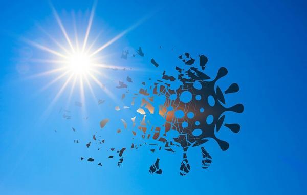 نور خورشید ویروس کرونا را 8 برابر سریع تر از آنچه تصور می شد از بین می برد