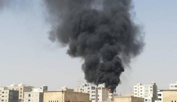 آتش سوزی گسترده در اردبیل