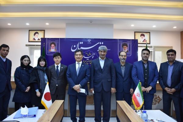 ملاقات سفیر ژاپن در ایران با معاون مالی استاندار خوزستان