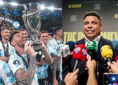 واکنش رونالدو به قهرمانی احتمالی مسی با آرژانتین در جام جهانی 2022