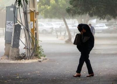 هشدار نارنجی وزش باد شدید، رگبار و رعد و برق در تهران