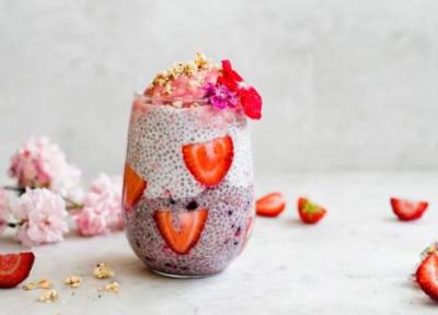طرز تهیه اسموتی و دسر با دانه چیا؛ مناسب صبحانه یا میان وعده